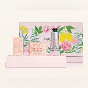 L'OCCITANE THE CHERRY BLOSSOM TRILOGY 3PC SET - BNIB